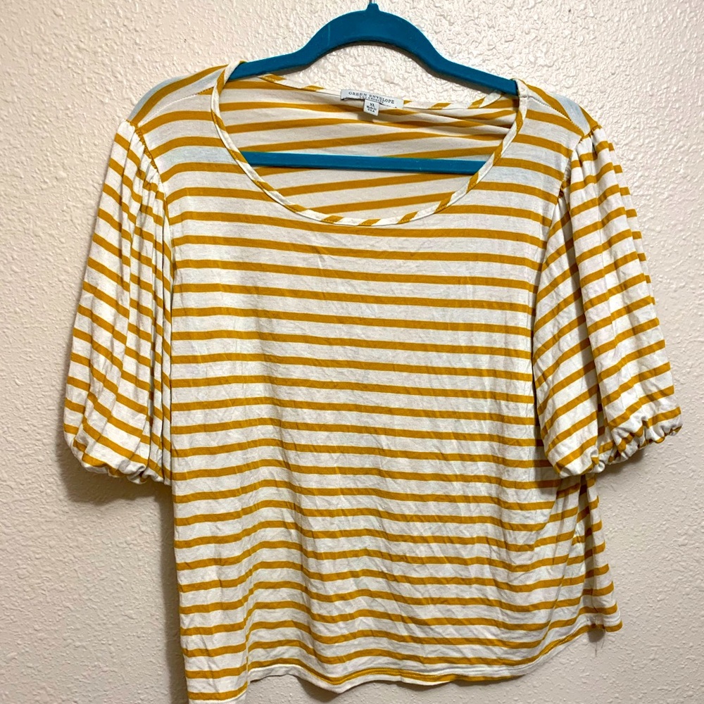Striped Princess Sleeve Top